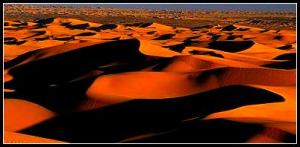 Nomad Walking in Desert